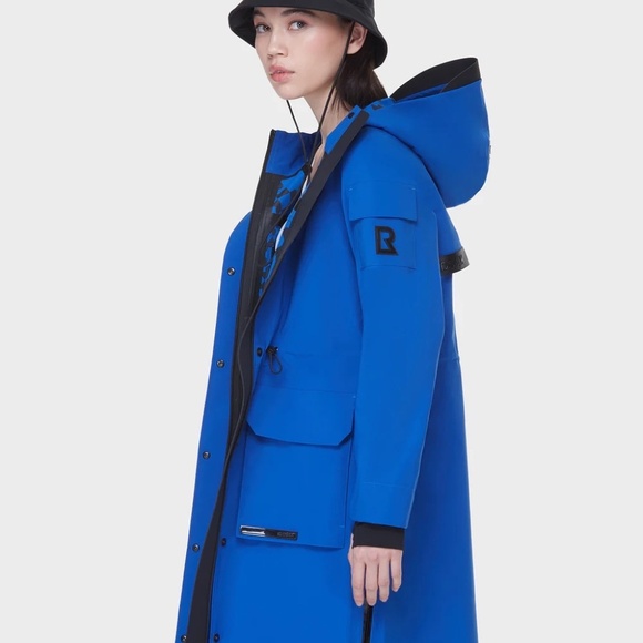 NWT CAYLIN WOMEN'S LONG RAIN JACKET - Picture 4 of 7